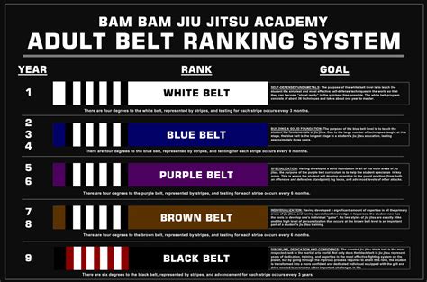 jiu jitsu belt ranking system